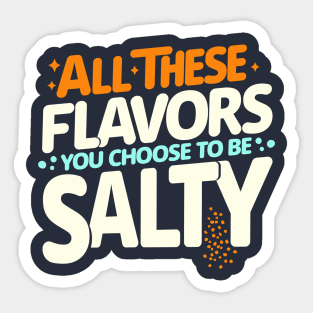 All these Flavors Sticker